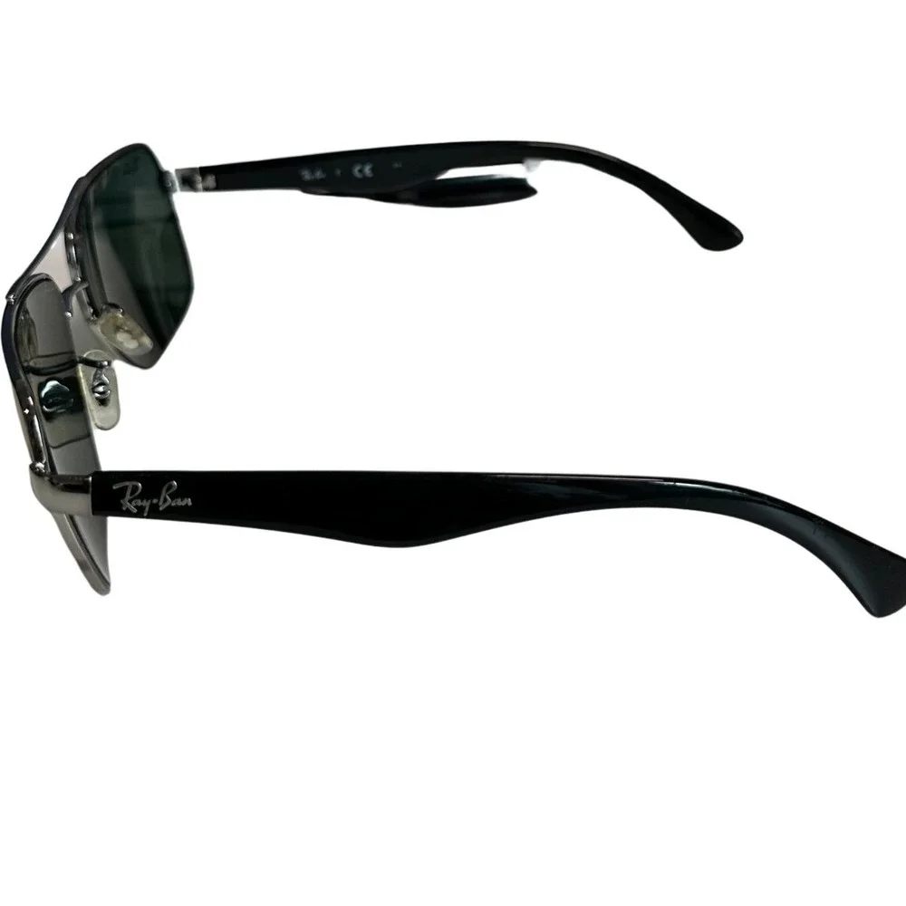 Ray-Ban Sunglasses Men Double Brow Bar Classic 60mm Metal RB3483 Gunmetal